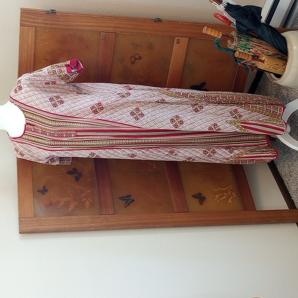 VTG 70’s Multicolor Boho Dress - Picture 12 of 12